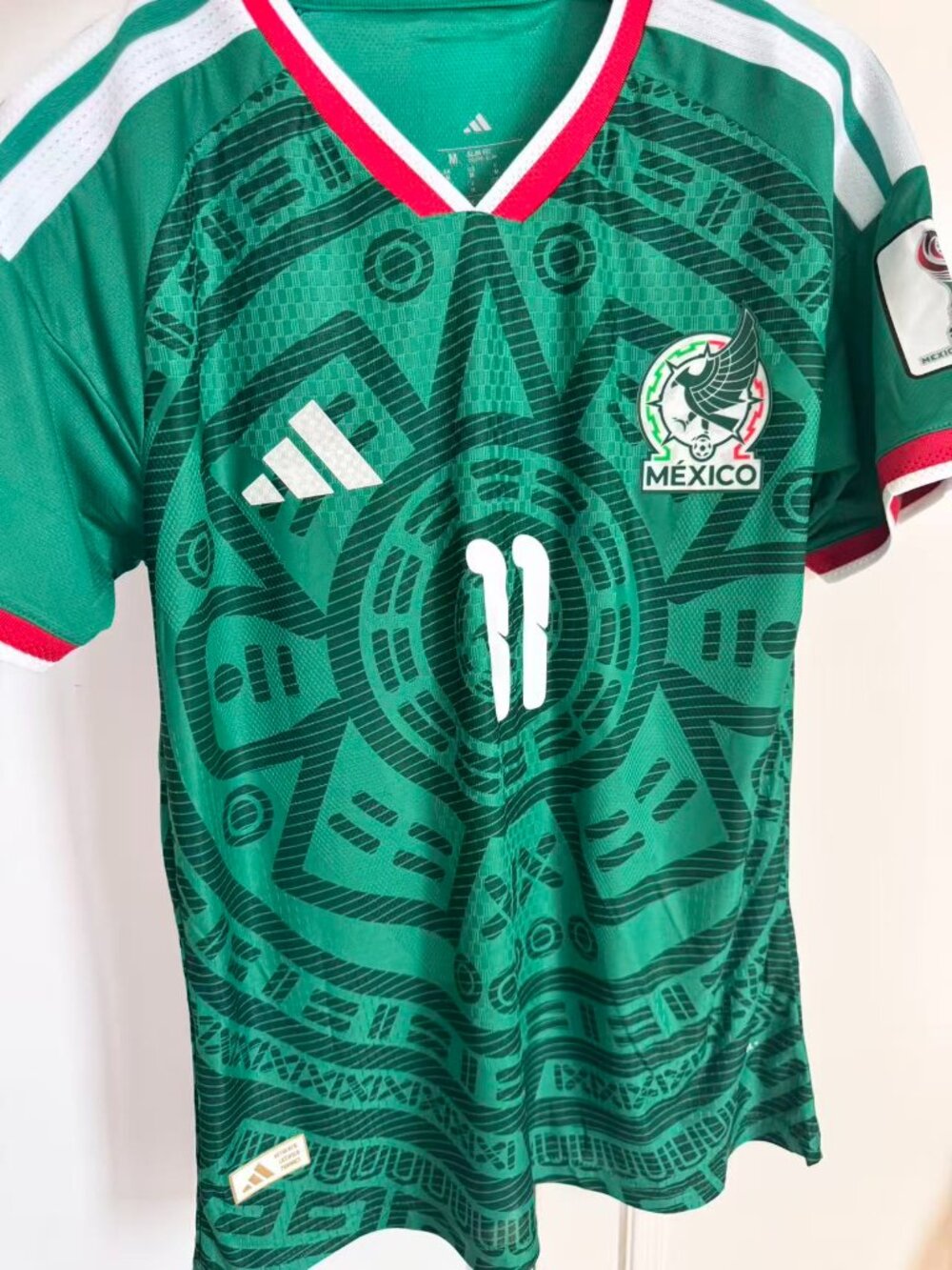 Adidas Mexico S. Gimenez #11 Green Soccer Jersey Women’s M